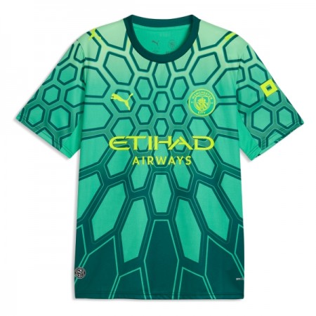 Fotbalové dresy Manchester City Brankářské Domácí Dres 2026-27 Zelená Krátký Rukáv