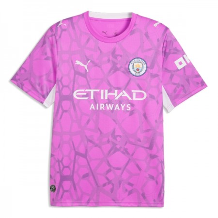 Fotbalové dresy Manchester City Brankářské Venkovní Dres 2026-27 Růžová Krátký Rukáv