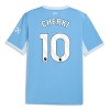 Fotbalové dresy Manchester City Cherki 10 Domácí Dres 2026-27 Krátký Rukáv
