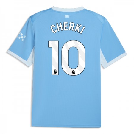 Fotbalové dresy Manchester City Cherki 10 Domácí Dres 2026-27 Krátký Rukáv