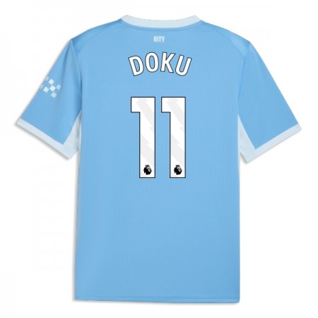 Fotbalové dresy Manchester City Doku 11 Domácí Dres 2026-27 Krátký Rukáv