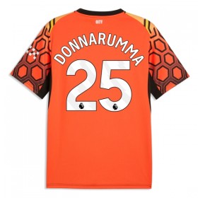 Fotbalové dresy Manchester City Donnarumma 25 Brankářské Alternativní Dres 2026-27 oranžový Krátký Rukáv