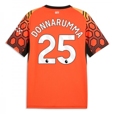 Fotbalové dresy Manchester City Donnarumma 25 Brankářské Alternativní Dres 2026-27 oranžový Krátký Rukáv