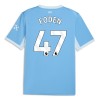 Fotbalové dresy Manchester City Foden 47 Domácí Dres 2026-27 Krátký Rukáv