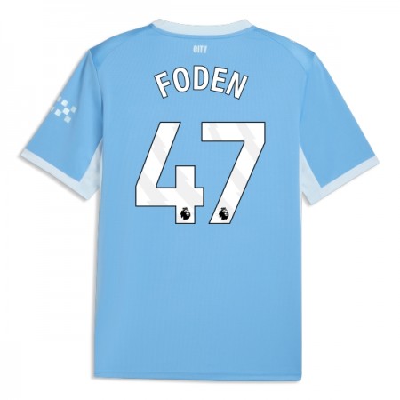 Fotbalové dresy Manchester City Foden 47 Domácí Dres 2026-27 Krátký Rukáv