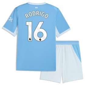 Fotbalové dresy Manchester City Rodrigo 16 Dětské Domácí Dres 2026-27 Krátký Rukáv