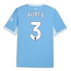 Fotbalové dresy Manchester City Ruben 3 Domácí Dres 2026-27 Krátký Rukáv