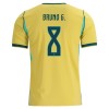 Fotbalové dresy Brazílie Bruno Guimaraes 8 Domácí Dres MS 2026 Krátký Rukáv