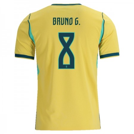 Fotbalové dresy Brazílie Bruno Guimaraes 8 Domácí Dres MS 2026 Krátký Rukáv