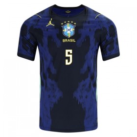 Fotbalové dresy Brazílie Casemiro 5 Venkovní Dres MS 2026 Krátký Rukáv
