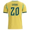 Fotbalové dresy Brazílie Estevao 20 Domácí Dres MS 2026 Krátký Rukáv