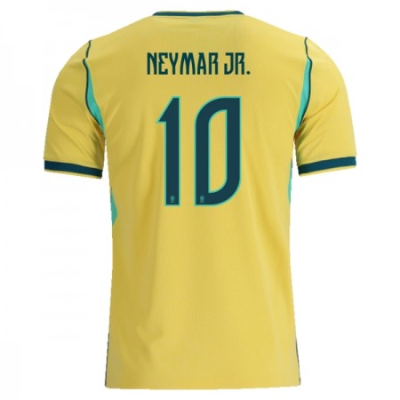 Fotbalové dresy Brazílie Neymar JR 10 Domácí Dres MS 2026 Krátký Rukáv Fotbalové dresy Brazílie Neymar JR 10 Domácí Dres MS 2026 Krátký Rukáv
