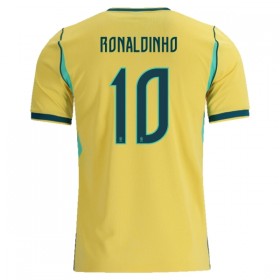 Fotbalové dresy Brazílie Ronaldinho 10 Domácí Dres MS 2026 Krátký Rukáv