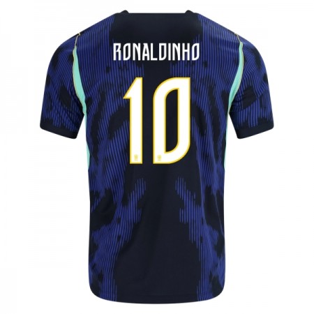 Fotbalové dresy Brazílie Ronaldinho 10 Venkovní Dres MS 2026 Krátký Rukáv