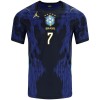 Fotbalové dresy Brazílie Vini JR. 7 Dětské Venkovní Dres MS 2026 Krátký Rukáv