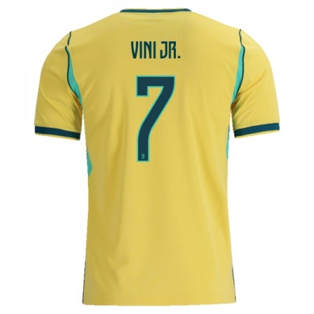 Fotbalové dresy Brazílie Vini JR. 7 Domácí Dres MS 2026 Krátký Rukáv