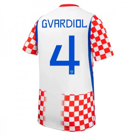 Fotbalové dresy Chorvatsko Gvardiol 4 Domácí Dres MS 2026 Krátký Rukáv