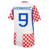 Fotbalové dresy Chorvatsko Kramaric 9 Domácí Dres MS 2026 Krátký Rukáv Fotbalové dresy Chorvatsko Kramaric 9 Domácí Dres MS 2026 Krátký Rukáv