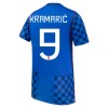 Fotbalové dresy Chorvatsko Kramaric 9 Venkovní Dres MS 2026 Krátký Rukáv