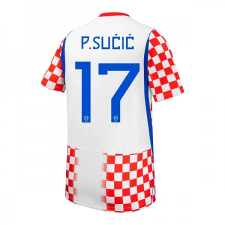 Fotbalové dresy Chorvatsko P. Sucic 17 Domácí Dres MS 2026 Krátký Rukáv