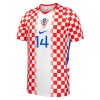 Fotbalové dresy Chorvatsko Perišić 14 Dětské Domácí Dres MS 2026 Krátký Rukáv