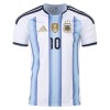 Fotbalové dresy Argentina Maradona 10 Dětské Domácí Dres MS 2026 Krátký Rukáv
