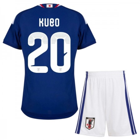 Fotbalové dresy Japonsko Kubo 20 Dětské Domácí Dres MS 2026 Krátký Rukáv
