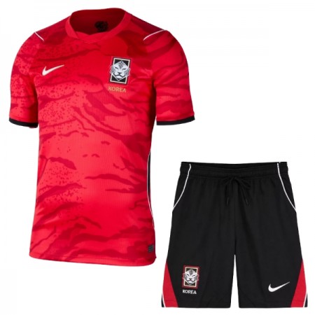 Fotbalové dresy Jižní Korea Dětské Domácí Dres MS 2026 Krátký Rukáv
