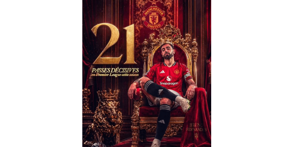 Bruno Fernandes překonal rekord Premier League s 21 asistencemi