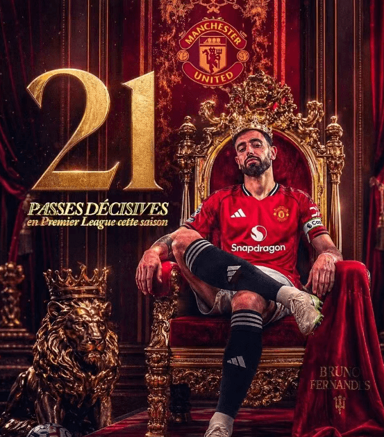 Bruno Fernandes překonal rekord Premier League s 21 asistencemi